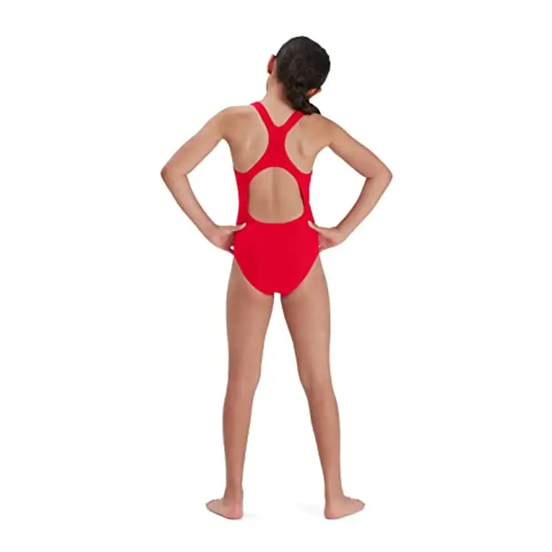 Speedo Eco Endurance+ Medalist Costume intero Bambina, Fed Rosso, 9-10 Anni miniatura 3