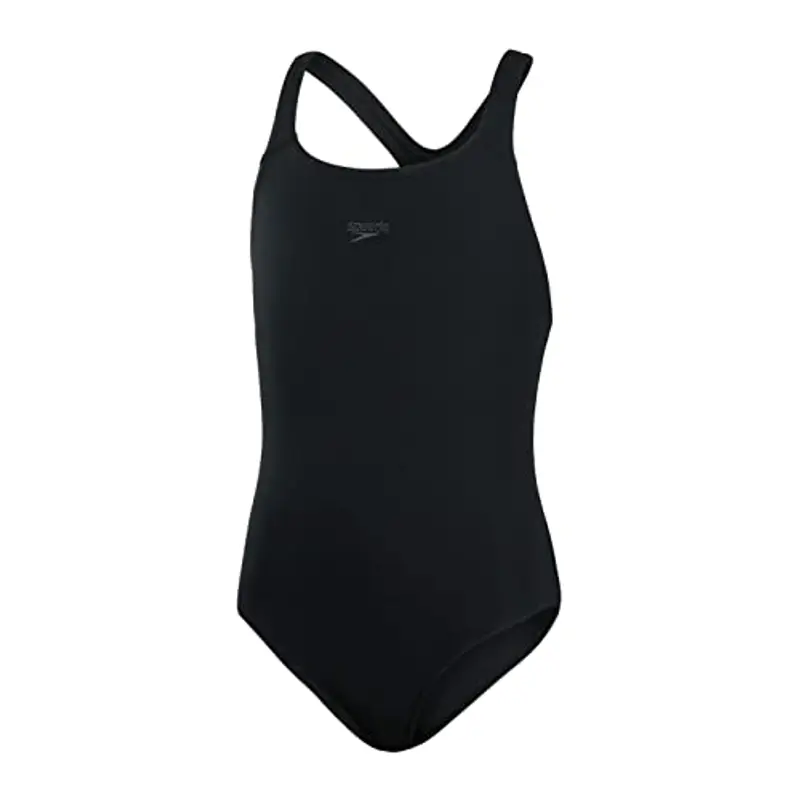 Speedo Eco Endurance+ Medalist Costume intero Bambina, Nero, 9-10 Anni