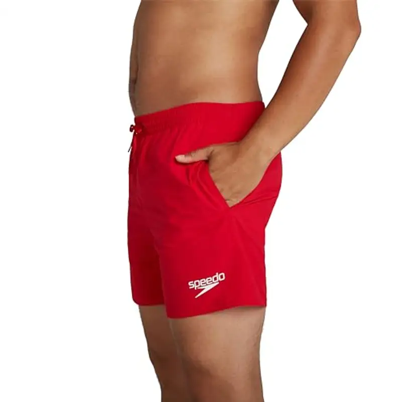 Speedo Men's 16" Watershort Swimming Trunks| Quick Dry | Comfortable Fit | Classic Style | Drawstring Waist, Fed Red, M miniatura 2