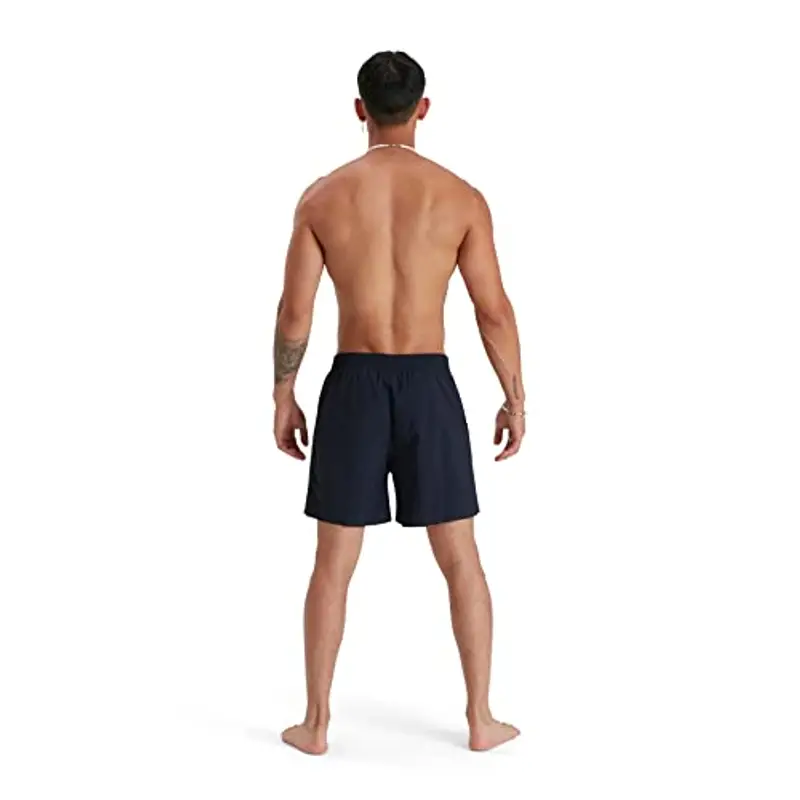 Speedo Men's 16" Watershort Swimming Trunks| Quick Dry | Comfortable Fit | Classic Style | Drawstring Waist, True Navy, M miniatura 3
