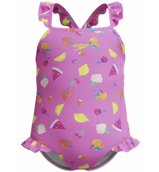 Print Frill Jr - costume intero - bambina Pink