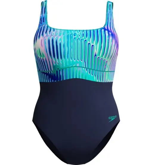 Shaping Contour Eclipse Printed W - costume intero - donna Blue