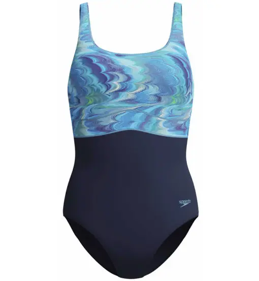 Shaping Contour Eclipse Printed W - costume intero - donna Dark Blue