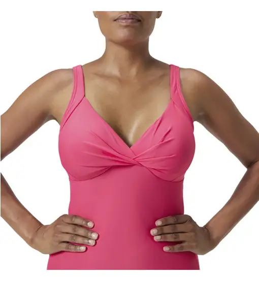 Shaping Cross Knot - costume intero - donna Pink