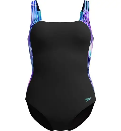 Shaping LunaLustre Printed W - costume intero - donna Black