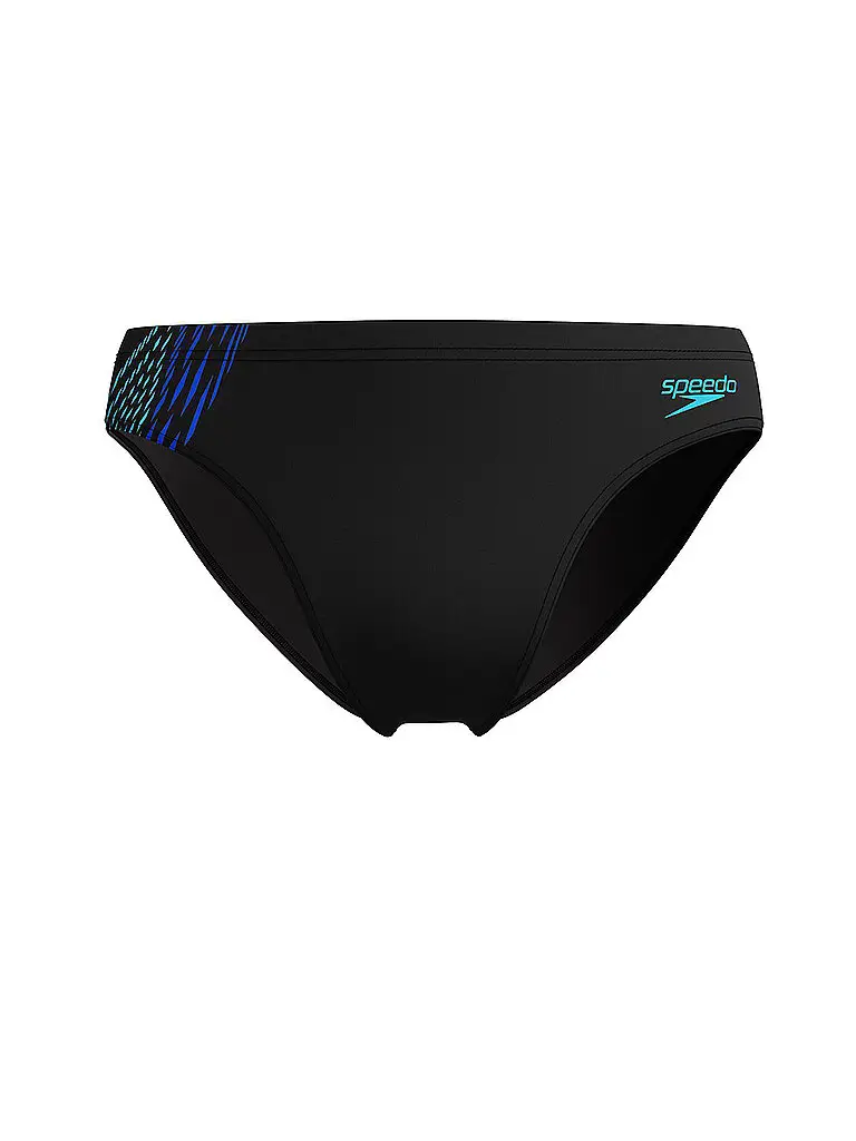 Slip da bagno da uomo 7 cm Tech Panel nero | S