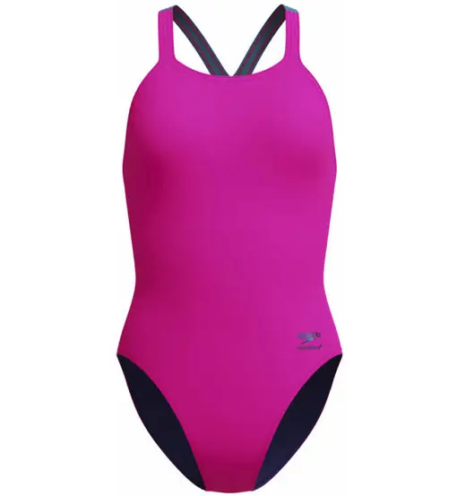 Solid Powerback W - costume intero - donna Pink