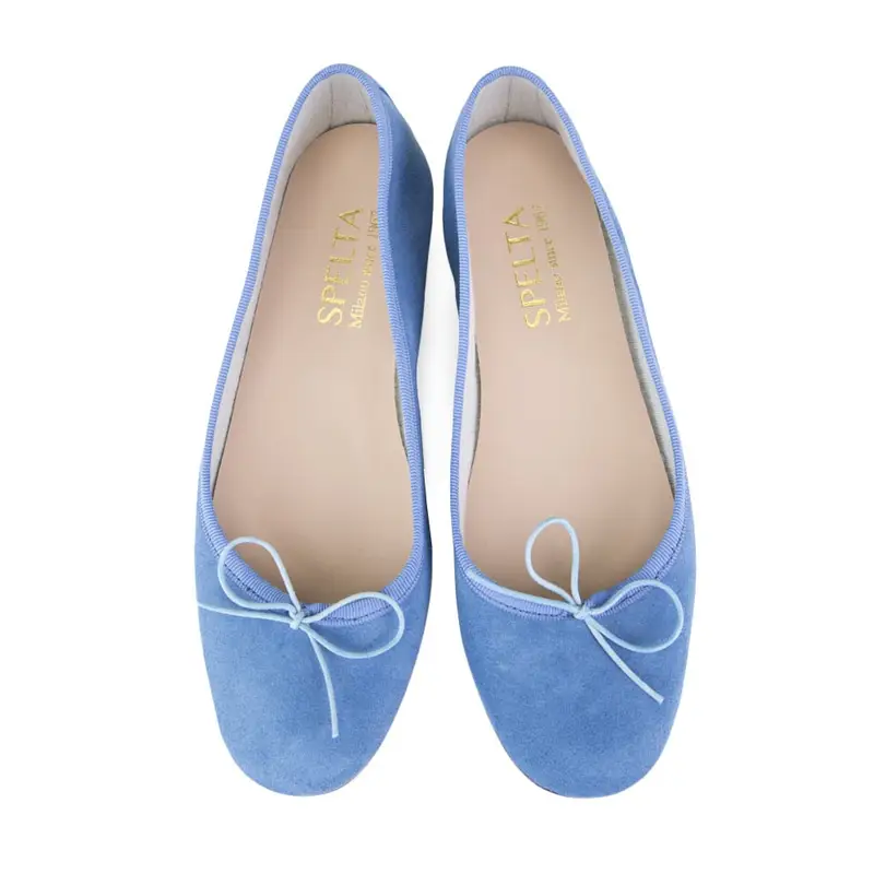 Ballerina - Azzurro Scamosciato Eu