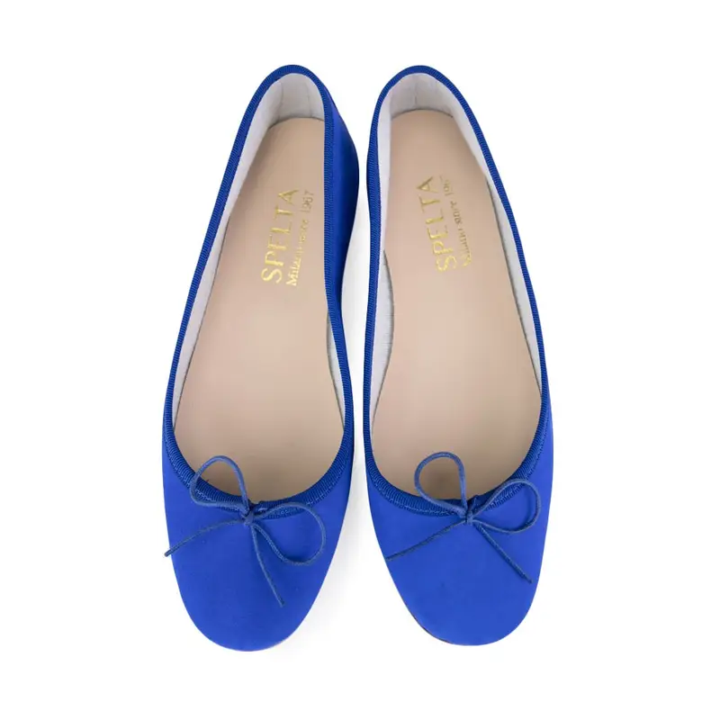 Ballerina - Bluette Scamosciato Eu