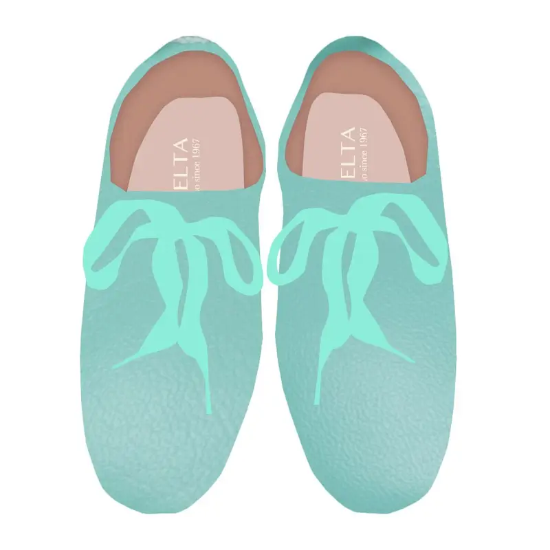 Ballerina Con Fiocco - Nappa Turchese Eu