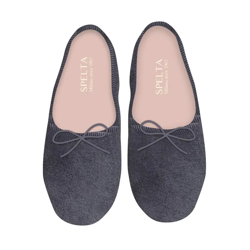 Ballerina - Grigio Scuro Camoscio Eu