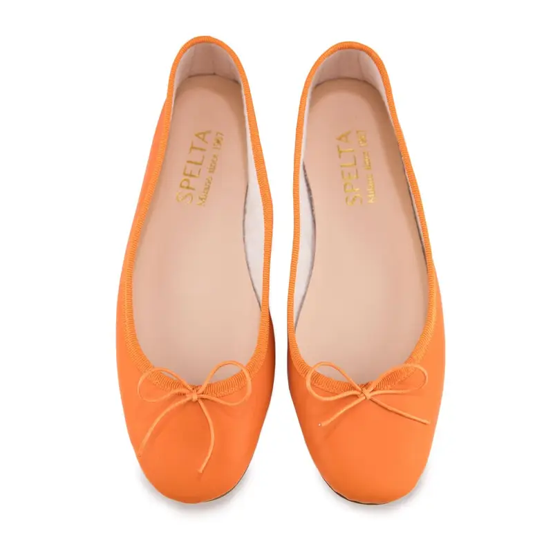 Ballerina - Nappa Arancione Eu