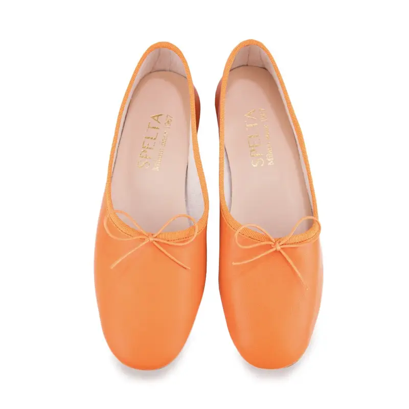 Ballerina - Nappa Arancione Eu