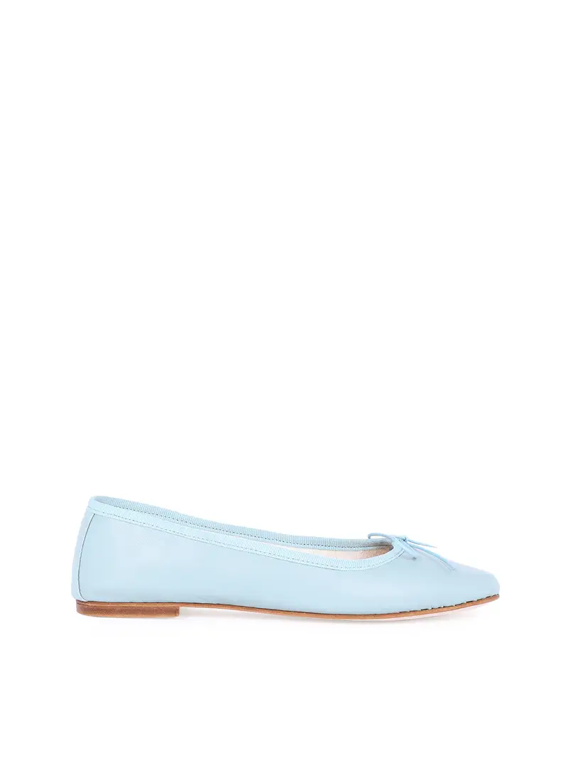 Ballerina - Nappa Azzurro Polvere Eu