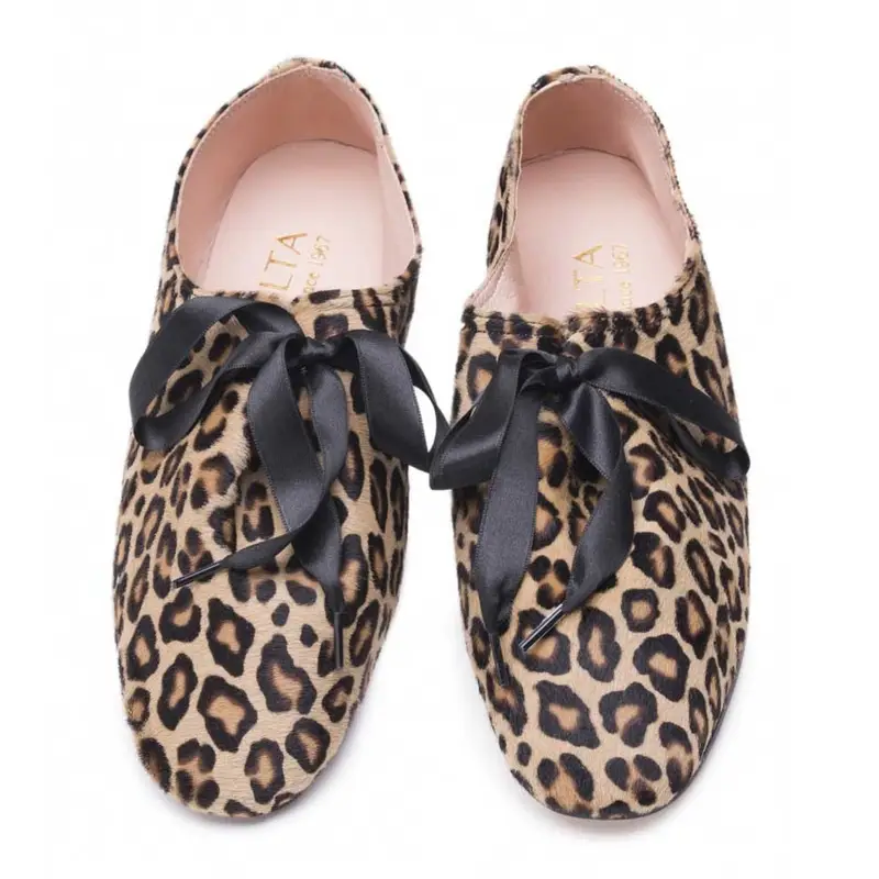 Ballerina - Nappa Maculato Scamosciato Leopard Eu