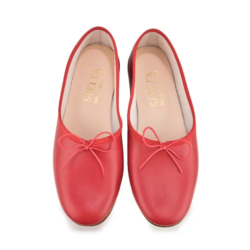Ballerina - Nappa Rosso Eu