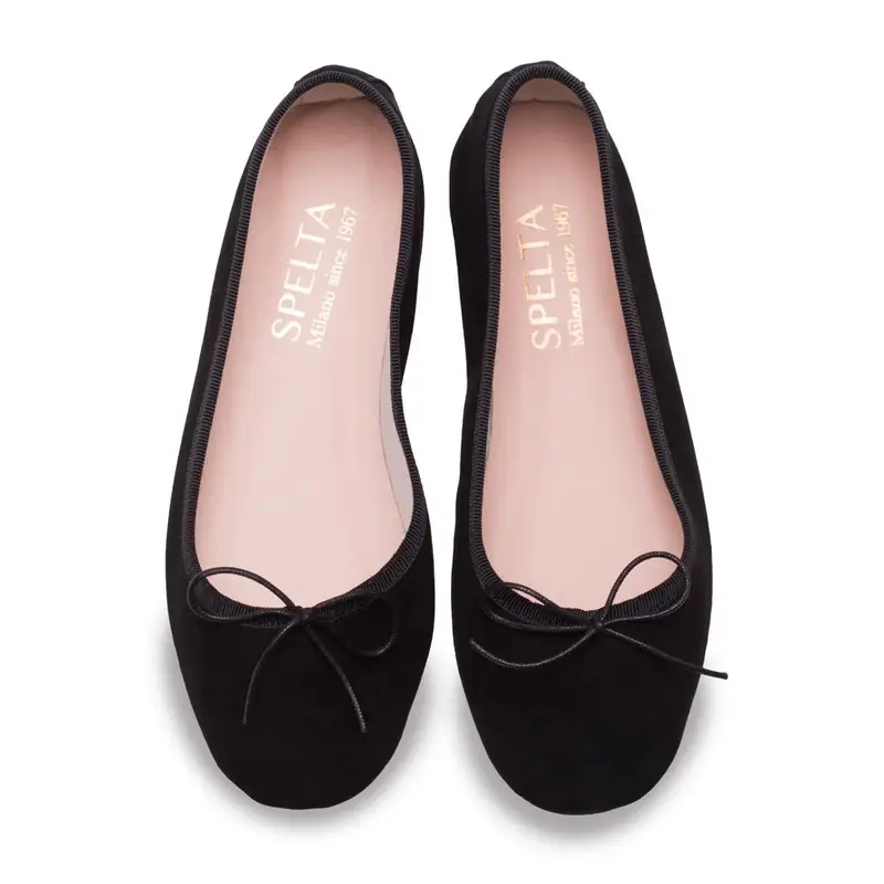 Ballerina - Nero Scamosciato Eu