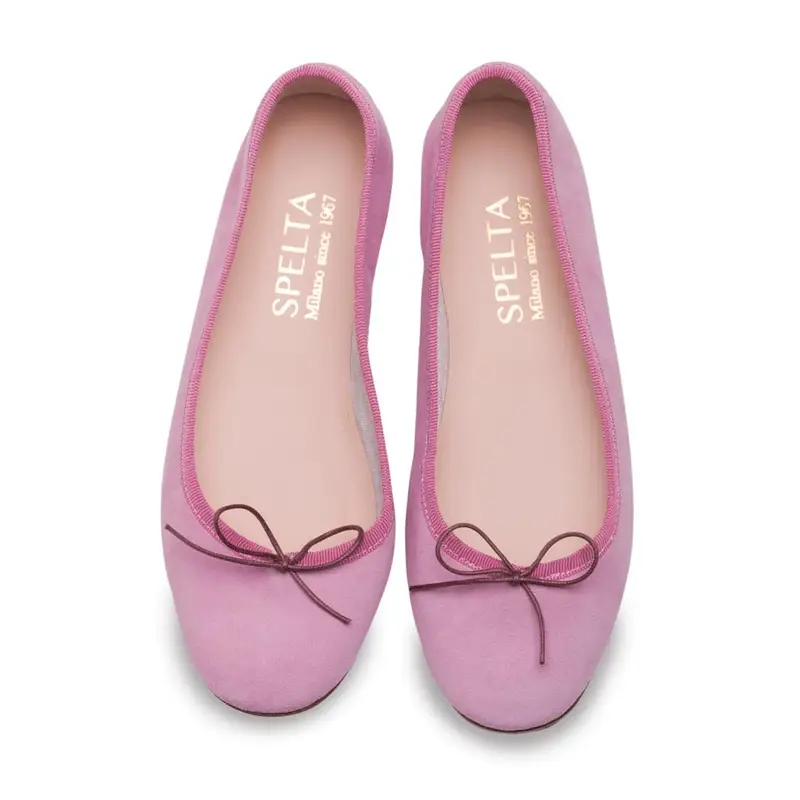 Ballerina - Rosa Antico Scamosciato Eu