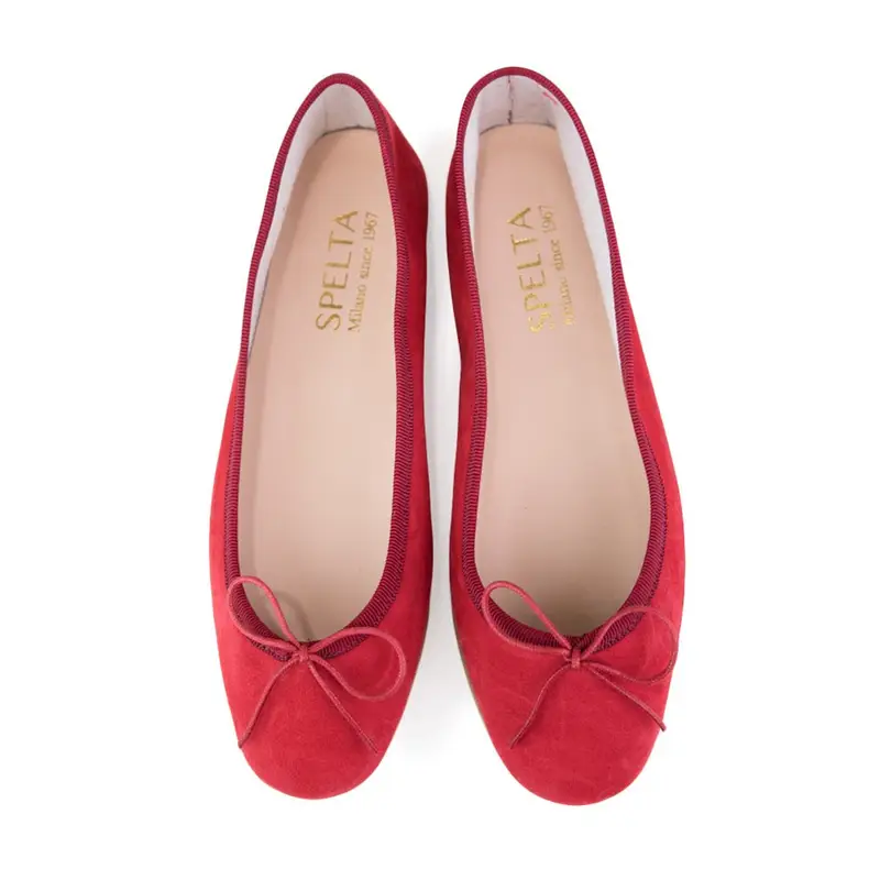 Ballerina - Rosso Scamosciato Eu