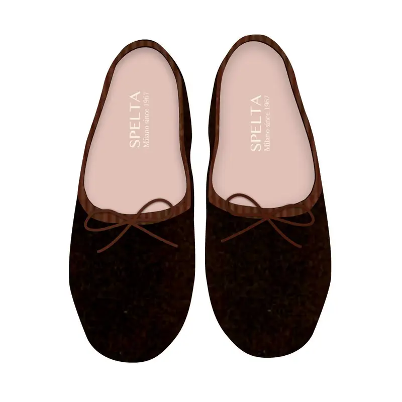 Ballerina - Testa Di Moro Camoscio Eu