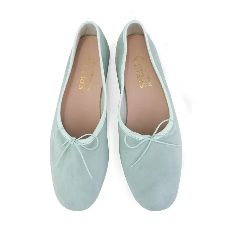 Ballerina - Verde Acqua Camoscio Eu