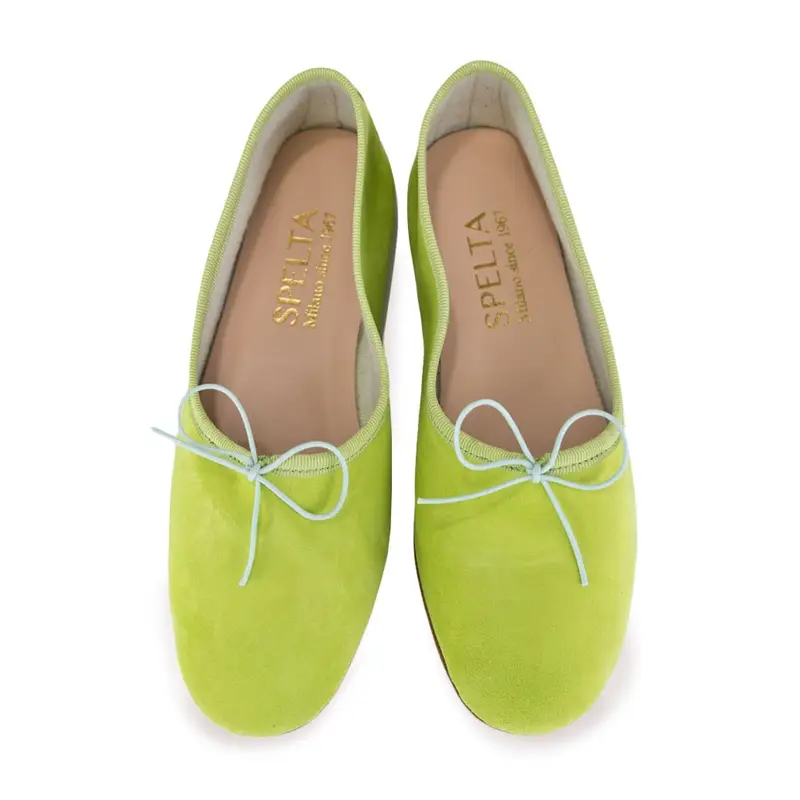 Ballerina - Verde Lime Camoscio Eu