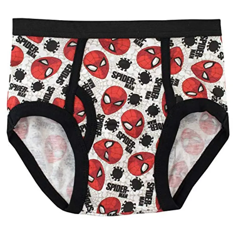 Spiderman Biancheria Intima delle Ragazzi Uomo Ragno Confezione da 5 - Multicolore - 4 a 5 Anni miniatura 2