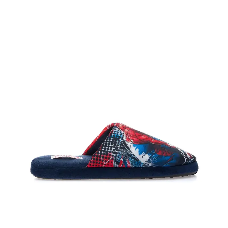 Ciabatte blu da casa stampa Spiderman con elastico