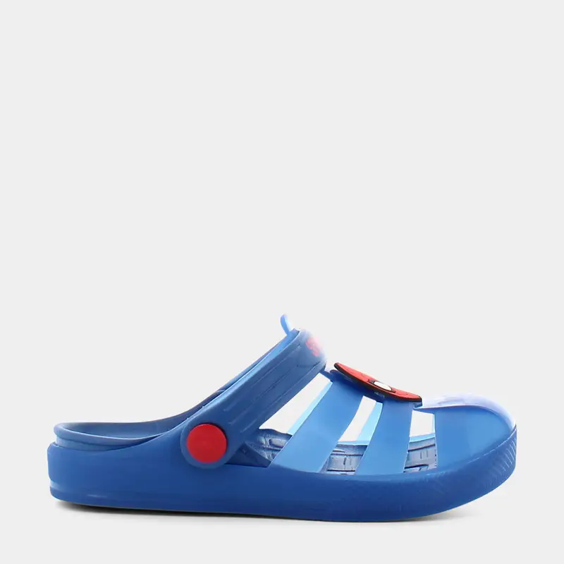 Ciabatte Spiderman da Bambino, blu