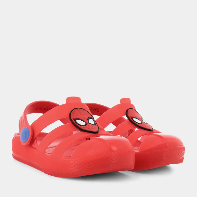 Ciabatte Spiderman da Bambino, rosso miniatura 2