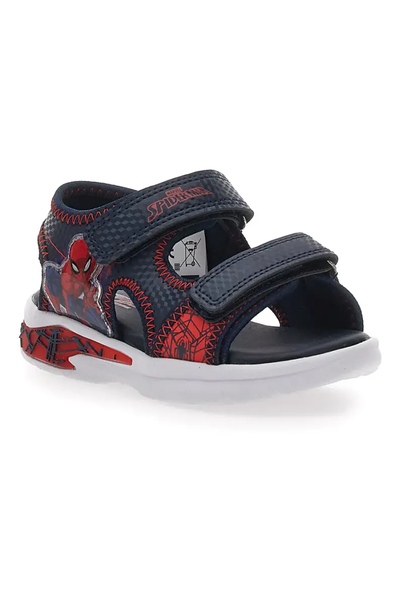 Sandali Blu e Rossi Con Luci e Strappi Regolabili Spiderman M11953M [NAVY] miniatura 3