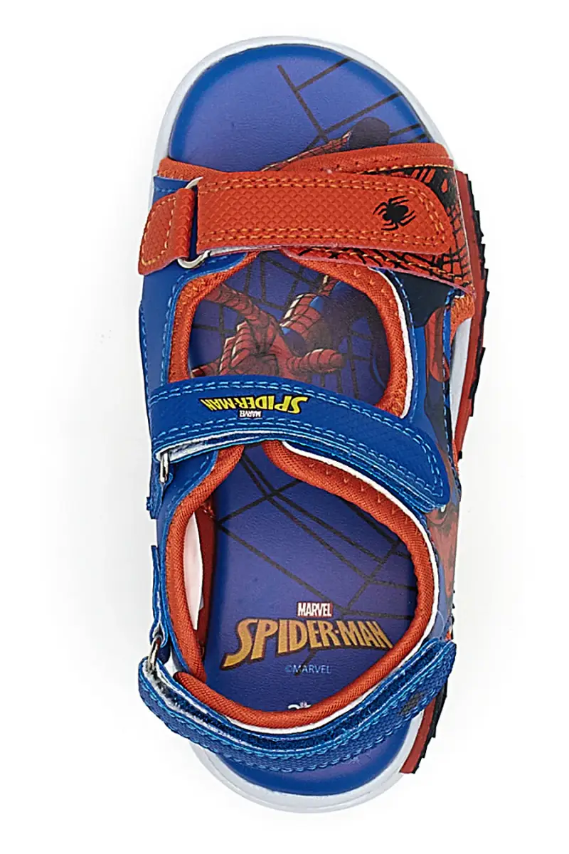 Sandali blu e rossi con luci Spiderman M14485 [BLU miniatura 5