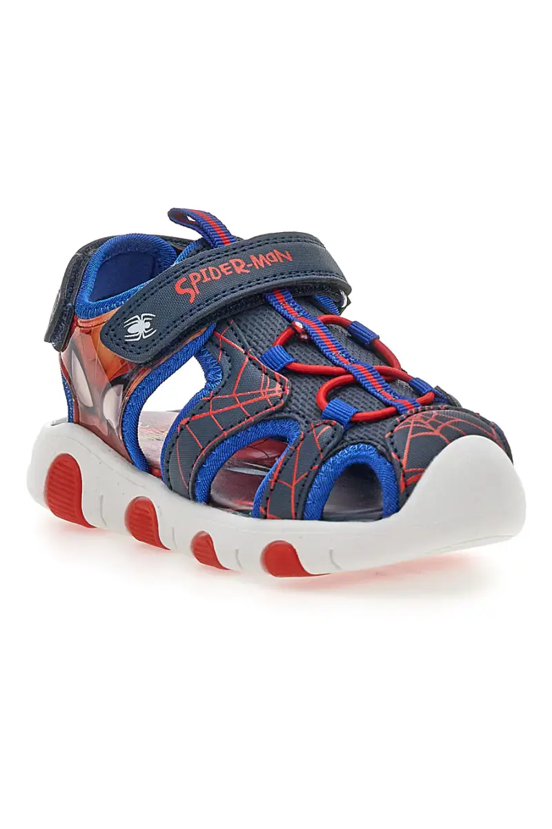 Sandali blu e rossi con luci Spiderman M14615 [NAVY] miniatura 2