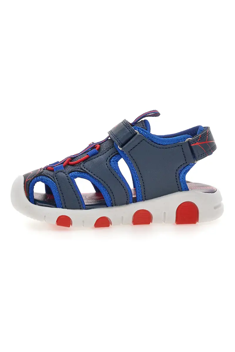 Sandali blu e rossi con luci Spiderman M14615 [NAVY] miniatura 4