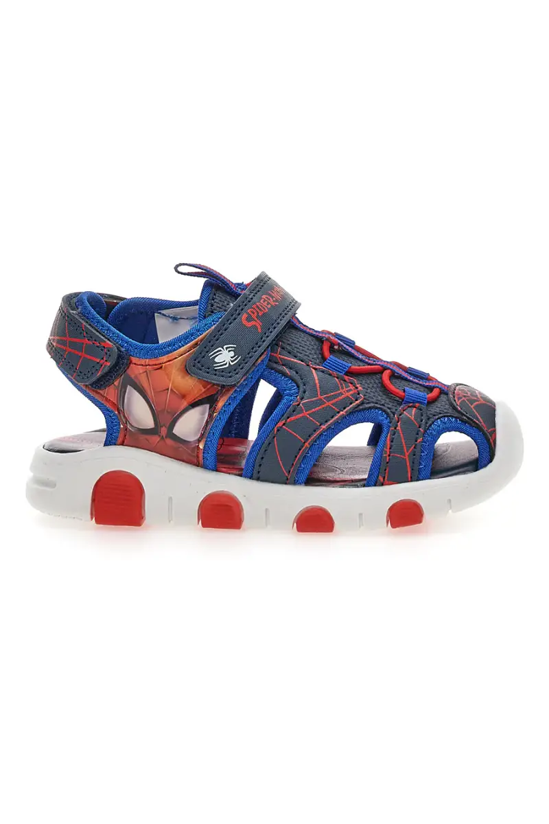 Sandali blu e rossi con luci Spiderman M14615 [NAVY]