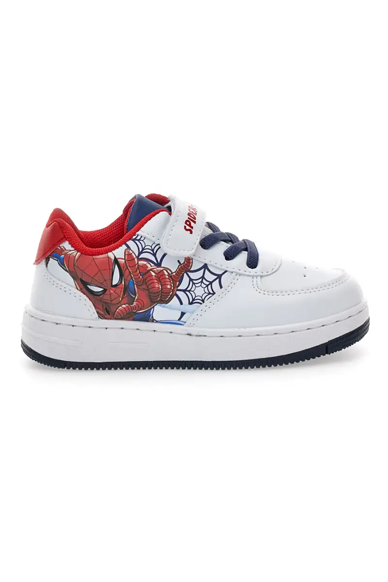 Scarpe bianche con dettagli rossi Spiderman R1310630S [BIANCO]
