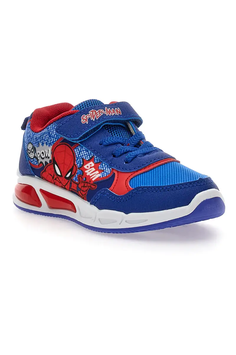 Sneakers blu con luci chiusura a strappo Spiderman R1310633T10 [BLU miniatura 2