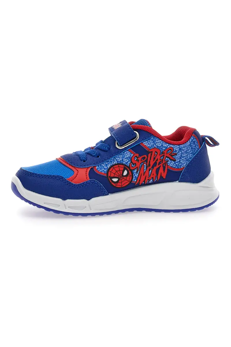 Sneakers blu con luci chiusura a strappo Spiderman R1310633T10 [BLU miniatura 4