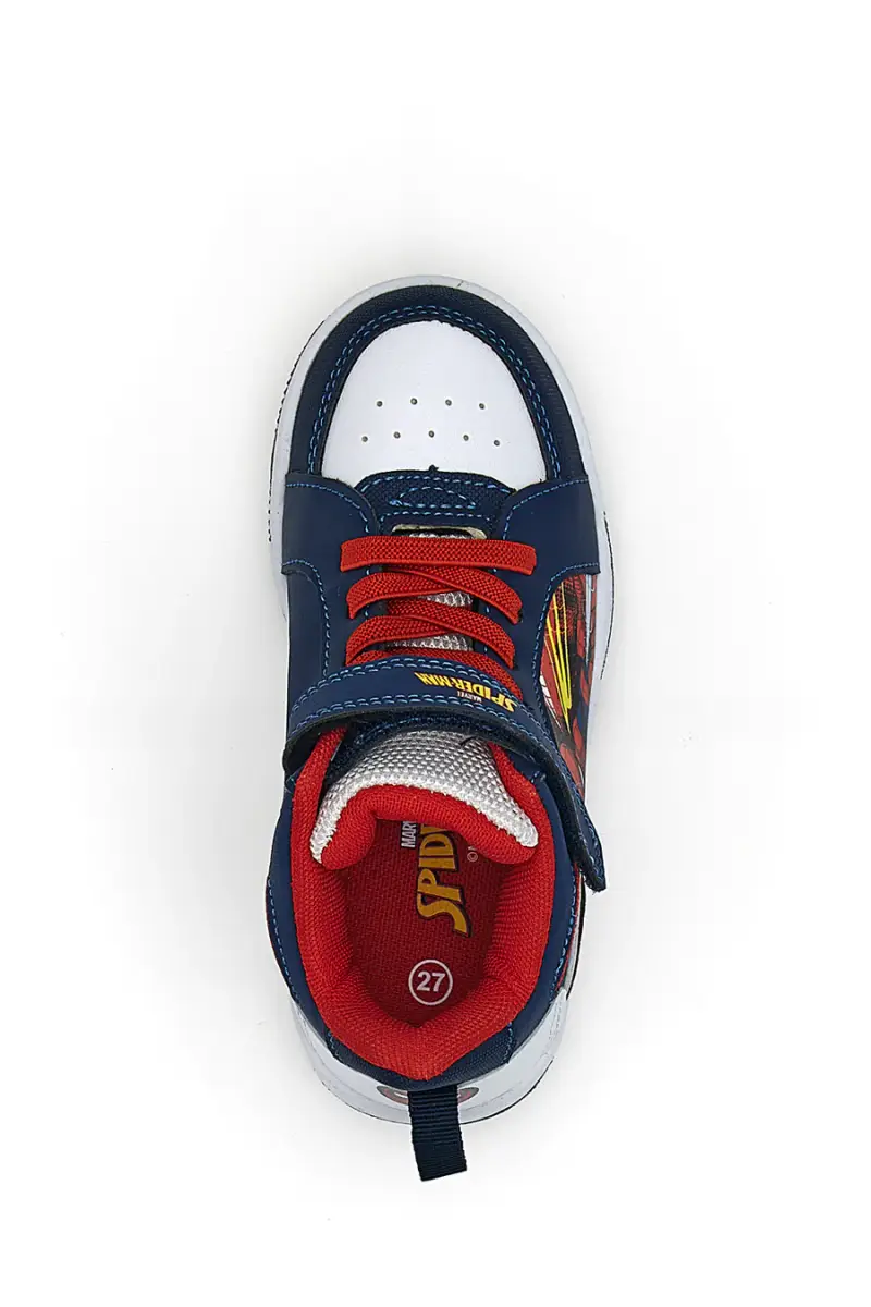 Sneakers blu con luci e chiusura a strappo Spiderman M13194MC [MULTI] miniatura 3