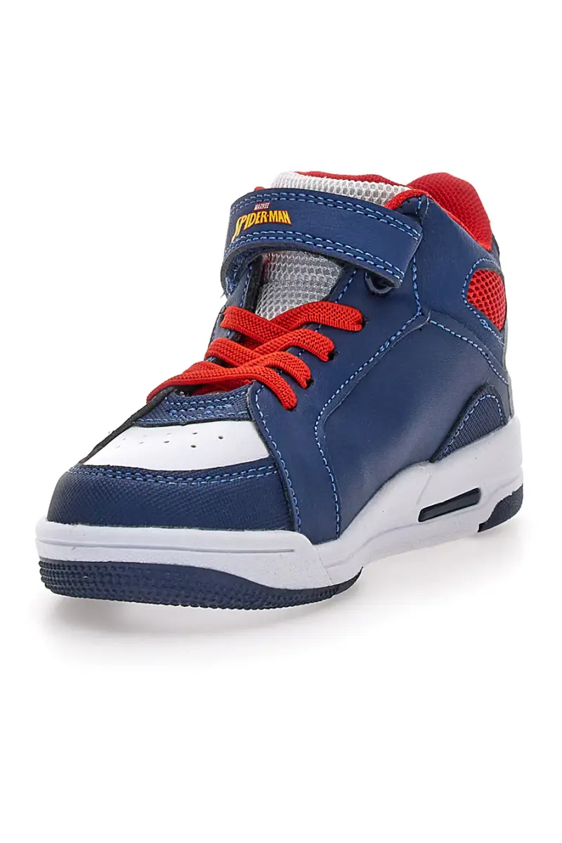 Sneakers blu con luci e chiusura a strappo Spiderman M13194MC [MULTI] miniatura 4