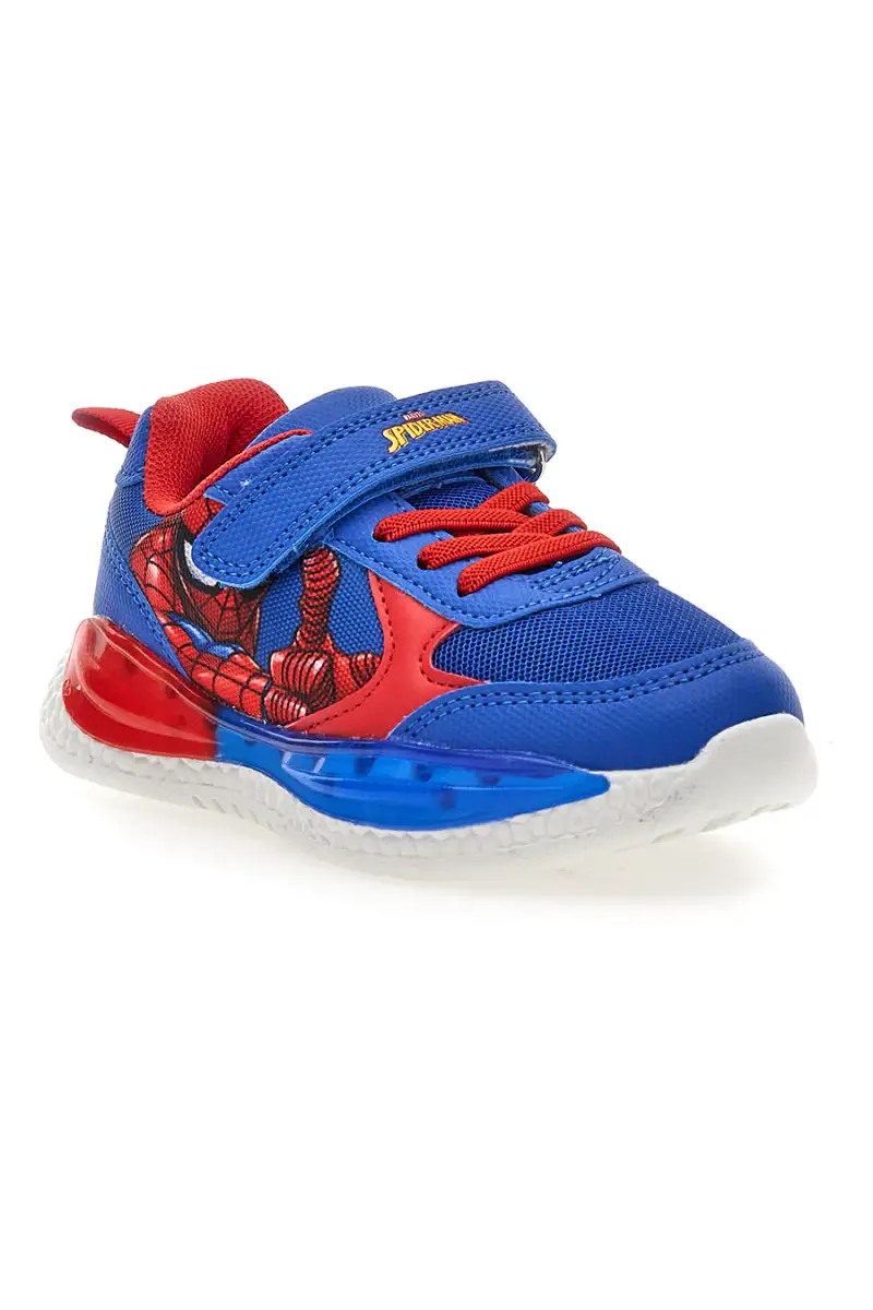 Sneakers blu e rosse con luci Spiderman M14474 [BLU miniatura 2