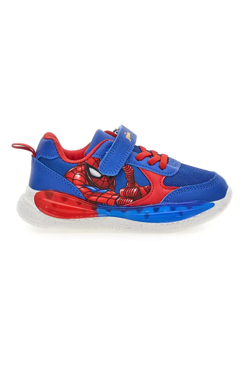 Sneakers blu e rosse con luci Spiderman M14474 [BLU