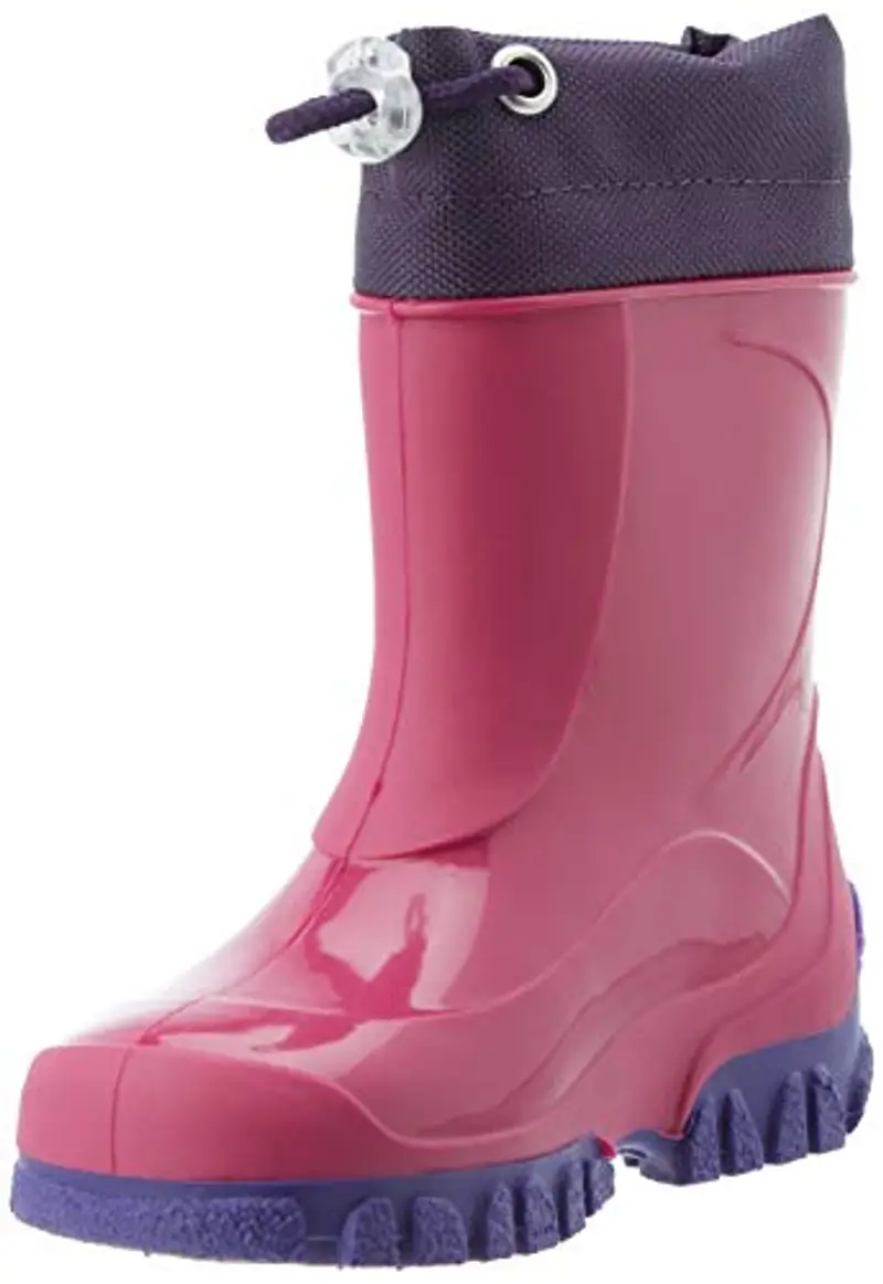Spirale Yappi, Rain Boot Bambina, Fucsia, 23 EU