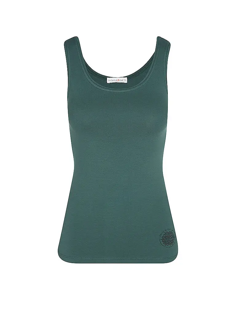 Canotta da yoga Satti da donna verde scuro | XS