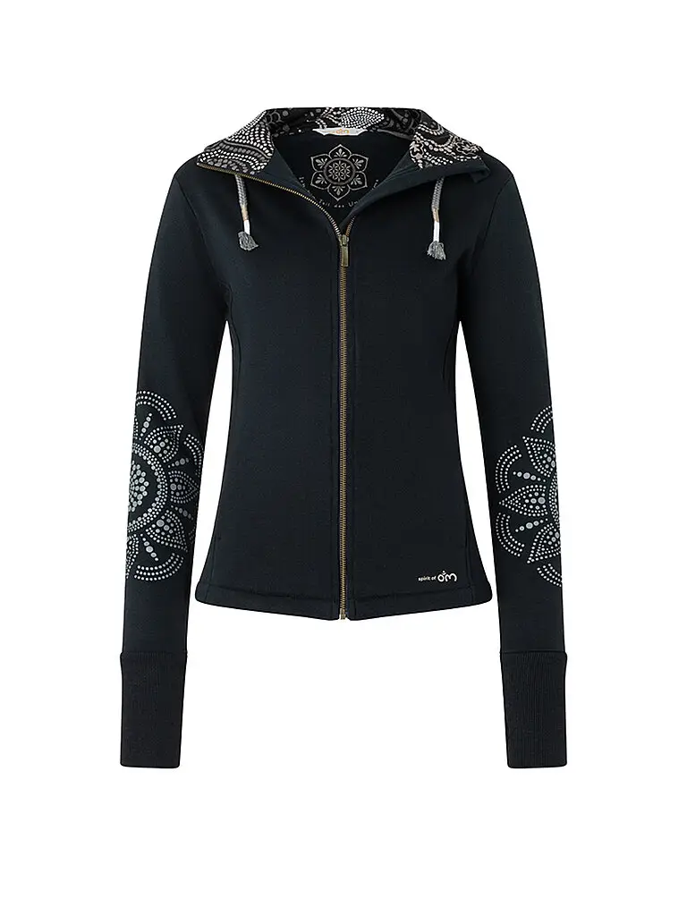 Felpa da yoga da donna Maui nero | XS