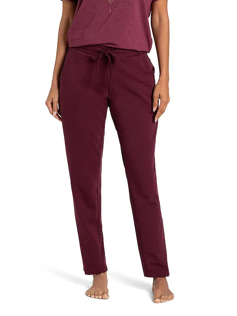 Pantaloni da yoga Joy da donna rosso scuro | XS