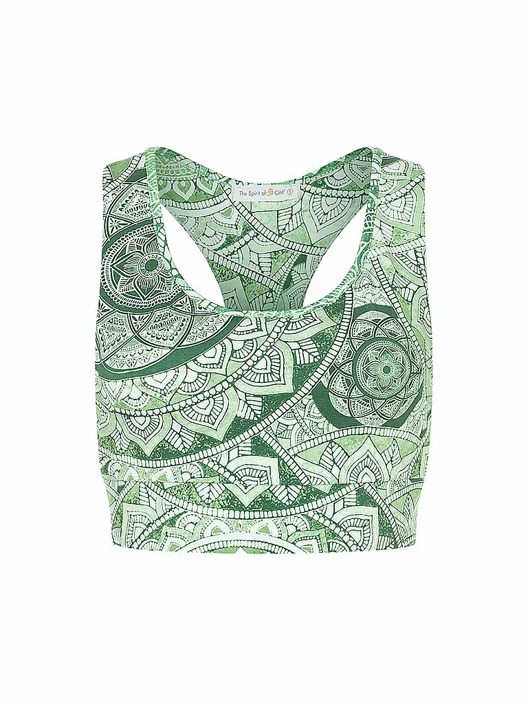 Reggiseno sportivo da donna Flow verde chiaro | XS
