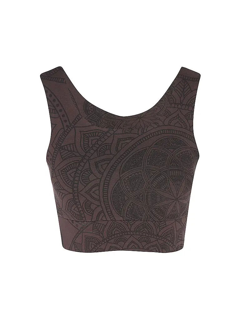 Reggiseno sportivo da donna Hatha Guna marrone | XS