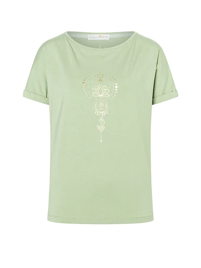 Yogashirt da donna Eka Padma verde chiaro | XS