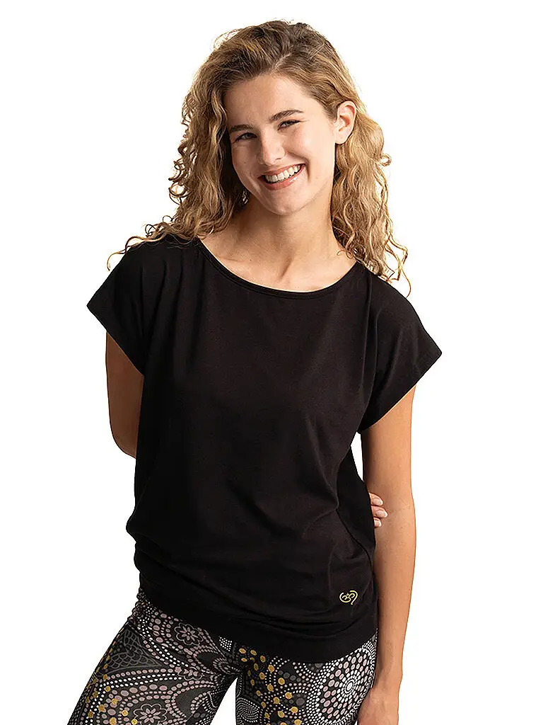 Yogashirt Jangama da donna nero | XS